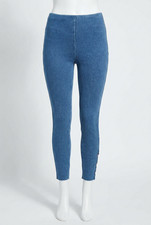 Lysse Side Scallop Ankle Crop Leggings Size S picture