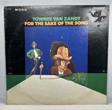 Townes Van Zandt - For The Sake Of The Song LP  NFS DJ Copy picture