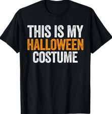Vintage This is My Halloween Costume Shirt, Funny Retro T-Shirt picture
