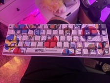 Higround x Pokémon Poké Ball Sticker Keyboard + XL Desk Mat Bundle picture
