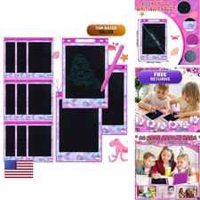 Nezyo 12 Pack Large Mermaid Party Favors LCD Writing Tablet Kids 8.5 Inch picture