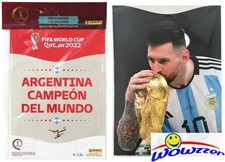 2022 Panini FIFA World Cup ARGENTINA Champions 30ct Set-LIONEL MESSI MEGA Poster picture