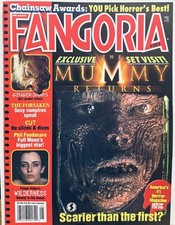 Fangoria #202 (2001) VF The Mummy Returns Cover Ginger Snaps Horror Magazine picture