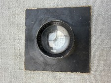 Vintage Wollensak F4.5 Enlarging Lens Rochester Black Mounted Board Estate Find picture