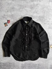 Comme des Garcons Black Ruffle Napoleon Shirt Archive Japan Avant Garde A/W 2005 picture