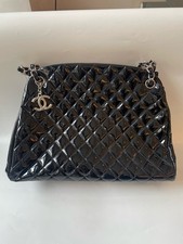 Chanel Pre-Owned Authentic Bowling Bag Black Free Tracked Shipping picture