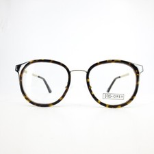 OTIS + GREY OG20206 TO/G Gold brown Womens Round Full Rim Eyeglasses 50-19-140 picture