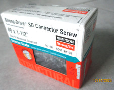 (100x) Strong-Drive SD CONNECTOR Screw #9 x 1-1/2