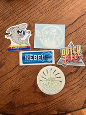 Lot Of  5 Vintage Dutch Bros Killer Coffee Shark, Better World Earth, Rebel Cab picture
