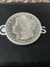 1891 S Morgan Dollar $1 Silver San Francisco Mint Uncertified Coin picture