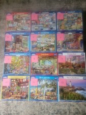 White Mountain 1000 piece puzzles, Lots of 4 for 20 dollars plus shipping picture