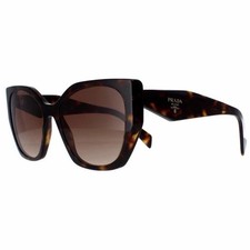 PRADA SPR 19Z Women’s Oversized Square Tortoise Brown Gradient Sunglasses NEW picture