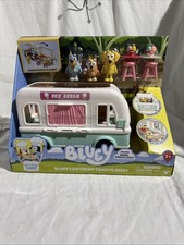 Bluey's Ice Cream Truck Playset 3 Figures Let's Play Chef Transforming Van NEW picture