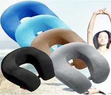 Memory Foam Large U Shaped Travel Pillow Neck Support Head Rest Car Seat Cushion picture