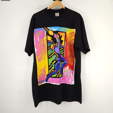 Vintage Peter Max Super Bowl XXVIII T-Shirt Men Size XL Made in USA 1994 NFL picture