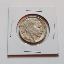 Nice AU 1913 P Type 2 Full Horn Buffalo Nickel  5c Beautiful Coin J262 picture