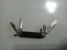 Vintage Camillus Pocket Knife USA Multi Tool Carbon Steel Sharp Decent Usable picture