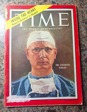 Vtg Time Magazine March 25 1957 Vol. LXIX No. 12 Dr. Charles Bailey picture
