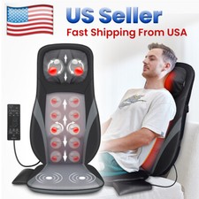 Snailax Shiatsu Back Massager with Heat -Deep Kneading Massage Chair Pad picture
