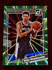 2023-24 Panini Donruss - Rated Rookie Victor Wembanyama #220 Holo Green Laser RC picture