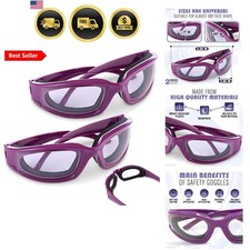 Onion Glasses For Chopping Tear Free - Ergonomic Onion Goggles For Cooking To... picture