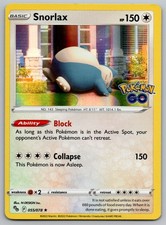SNORLAX HOLO 055/078 PGO: POKEMON GO NEAR MINT picture