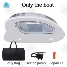 Hot Inflatable Electric Boat Inflatable House Boat for Ocean Lake Water Play picture