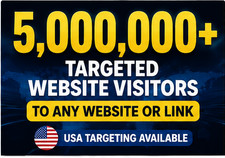 5,000,000+ Targeted Website Traffic Visitors Web Traffic Advertising USA picture