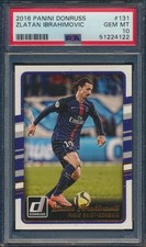 2016-17 Panini Donruss Zlatan Ibrahimovic #131 PSA 10 Gem Mint picture