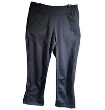Title Nine Snow Slayer 2.0 Pants Womens 10 Petite Black Softshell Winter Hiking picture