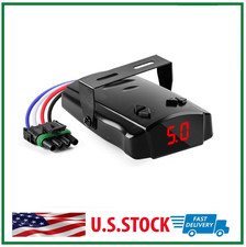 Trailer Brake Controller,Time-Delay Brake Controller for 1-4 Axle Trailers Black picture