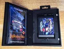 Lightening Force - 16 Bit Game Cartridge, Manual, Case For Sega Mega Genesis MD picture