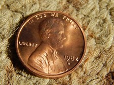 1982 D Lincoln Penny Large Date Copper Coated Zinc w Mint Error picture