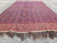 Antique Traditional Handmade Yomut palas Wool Multicolor Kilim 310x190cm picture