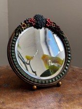 Vintage 1930s/40s Tabletop Barbola Mirror picture