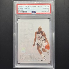 1998-99 Skybox Molten Metal Fusion Charles Barkley #13F PSA 8 picture
