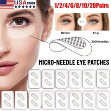 1-20pairs Hyaluronic Acids Microneedle Eye Patch for Wrinkles Fine Lines Removal picture