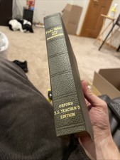Holy Bible Cyclopedic Concordance Oxford SS Teacher's Edition #0833x **MODIFIED* picture