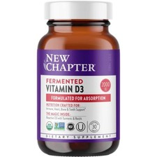 10/2026 New Chapter Fermented Vitamin d3, 30 Count picture