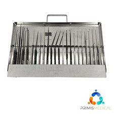 Richards ENT Microsurgical Otology Surgical 23-Piece Instrument Set w/ Case picture