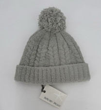 Barefoot Dreams Cozy Chic Pom Pom Beanie Sea Spray Blue NWT $55 Soft Plush Cozy picture