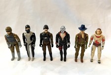 Vintage 1983 GI Joe Action Figure Lot Destro Seal Ace Wild Bill Major Bludd picture