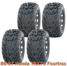 1986-1987 Honda TRX70 Fourtrax ATV complete Set of tires 16x8-7 4PR picture