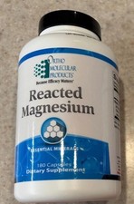 Ortho Molecular Reacted Magnesium Supplement 180 Capsules New Magnesium Wellness picture