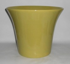 VINTAGE Bauer Pottery 10'' Spanish Chartreuse Flower Pot picture