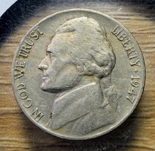 1947-S Jefferson Nickel - Actual Coin Shown -  & Tracking INV#137 picture