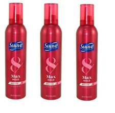 BL Suave Mousse Max Hold For Body And Lift 9oz each *Three Pack* picture
