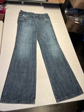 Vintage Diesel Jeans Women’s 25x32 Blue Denim Wonnha Cotton Y2K Actual 26x33 picture