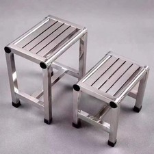 1Pc Multi-purpose Stainless Steel Stool - Durable Thick & Sturdy Stool, Ideal fo picture