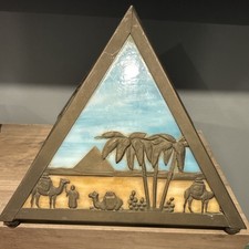 Meyda Tiffany Camel Mission pyramid lamp shade picture